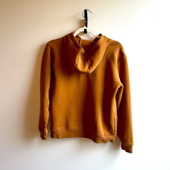 Carhartt Boys Hoodie with Carhartt Logo Size Large 14/16 Tan - Picture 5 of 5